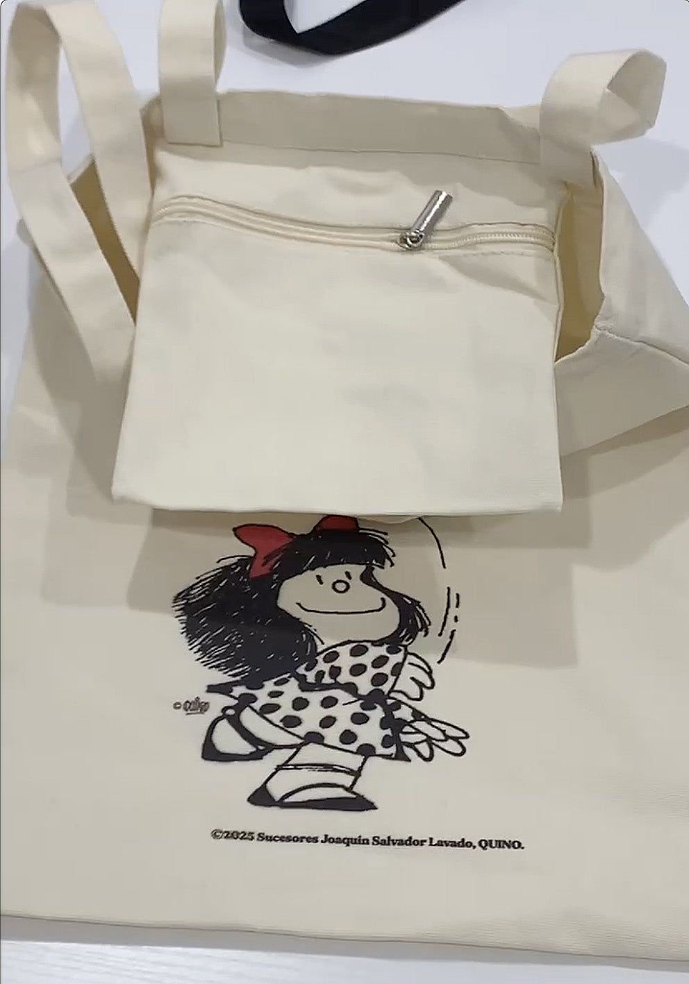 BOLSA DE TELA MAFALDA AVIÓN