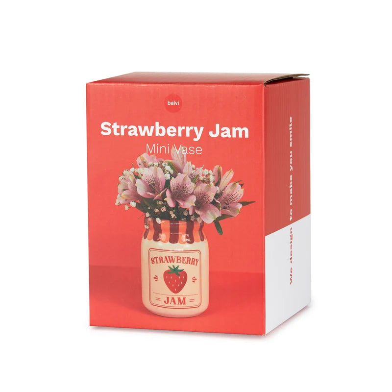 Mini Jarrón Strawberry Jam