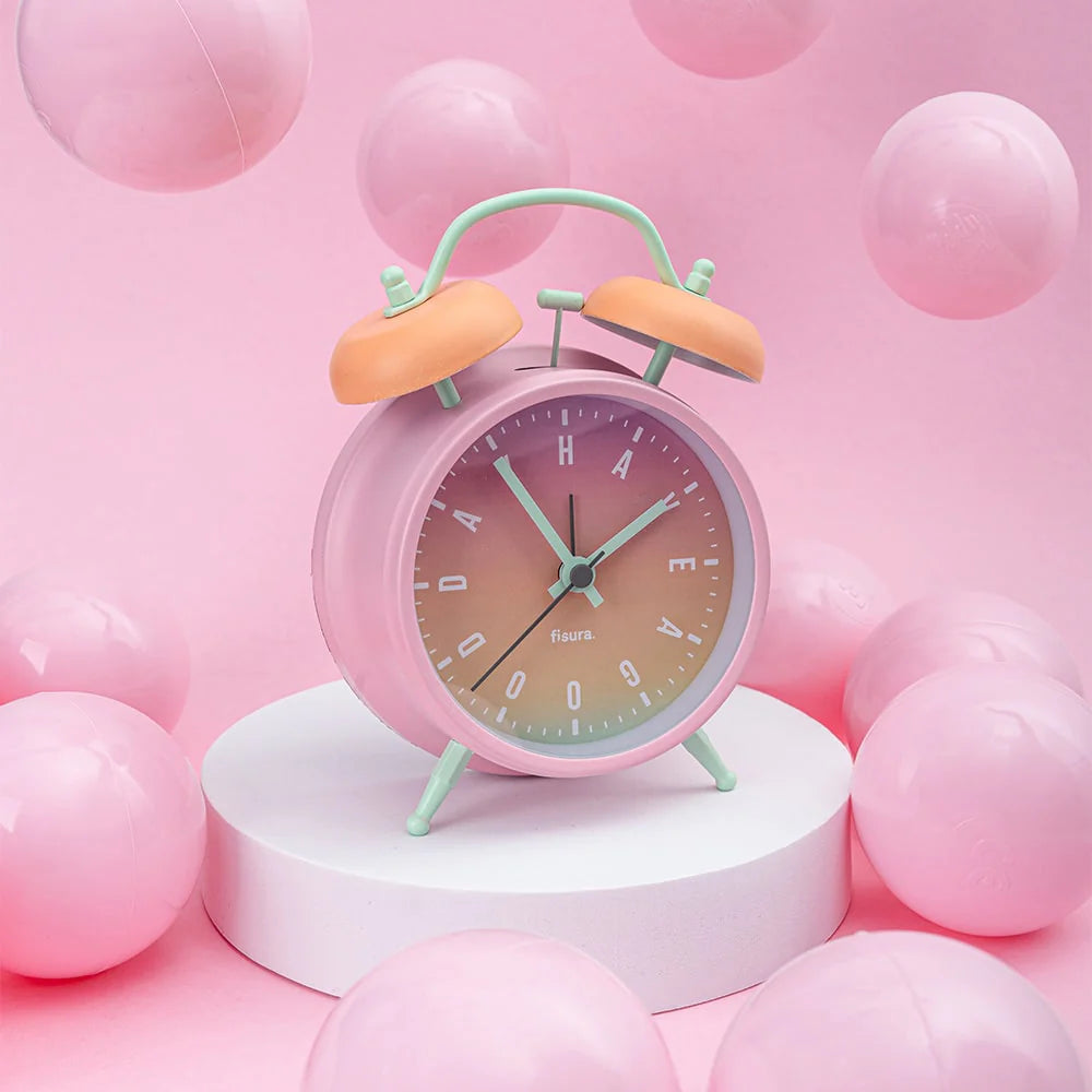 RELOJ DESPERTADOR RETRO "HAVE A GOOD DAY"