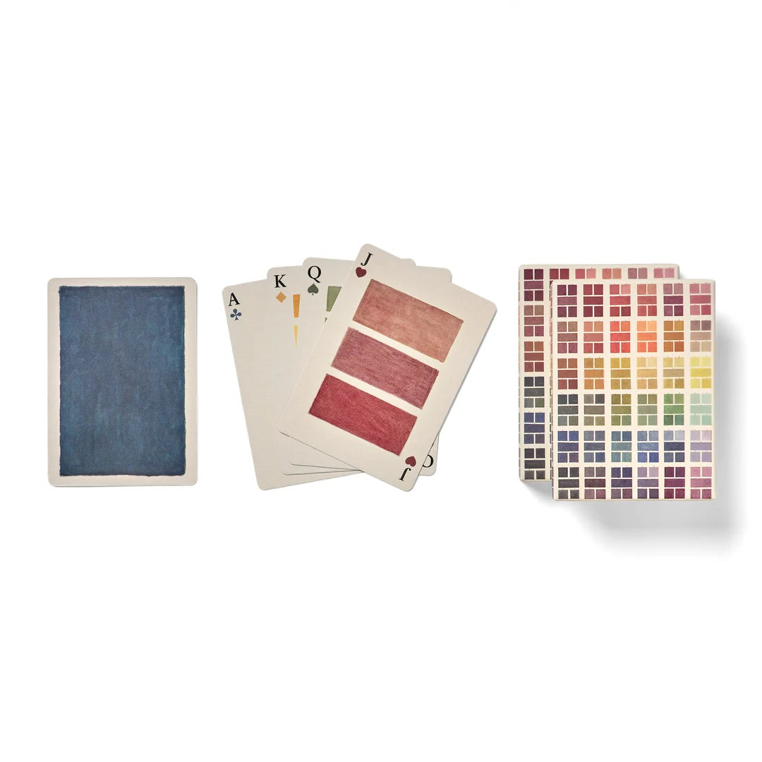 Set 2 barajas de cartas - Muestras de acuarela