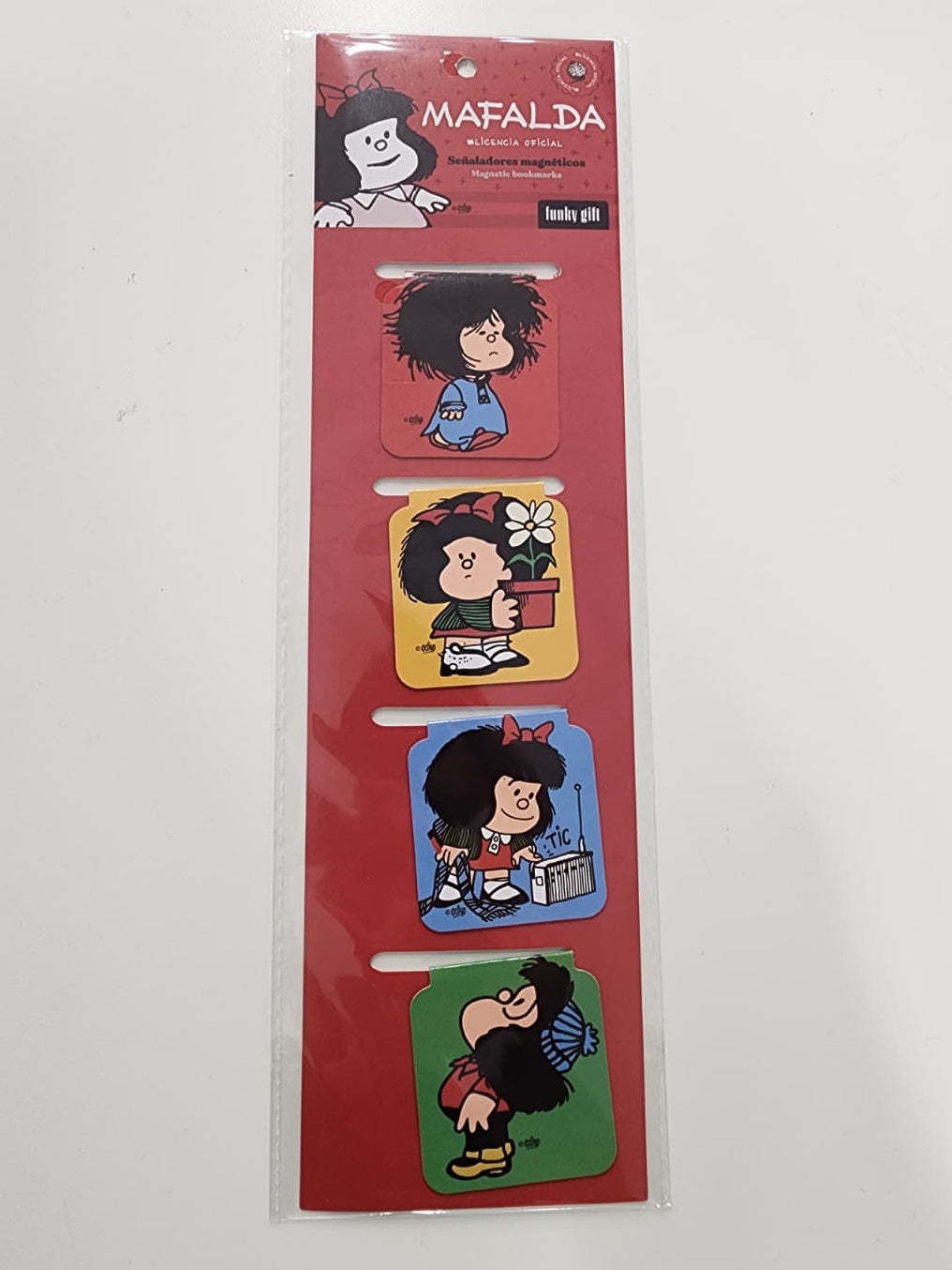 MARCAPÁGINAS MAFALDA SET X 4