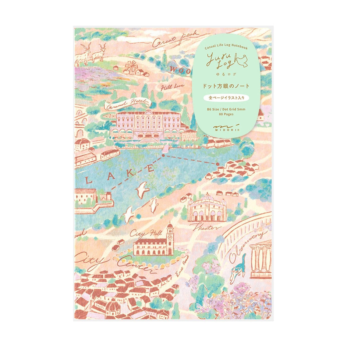 CUADERNO B6 Yuru Log Notebook Travel & Hotel