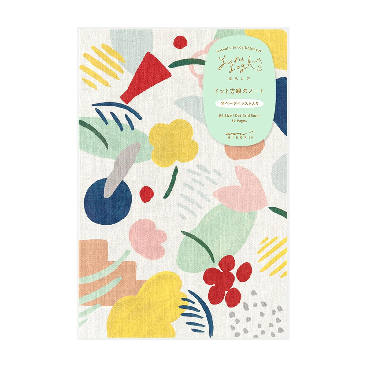 CUADERNO B6 Yuru Log Notebook Motif Textile