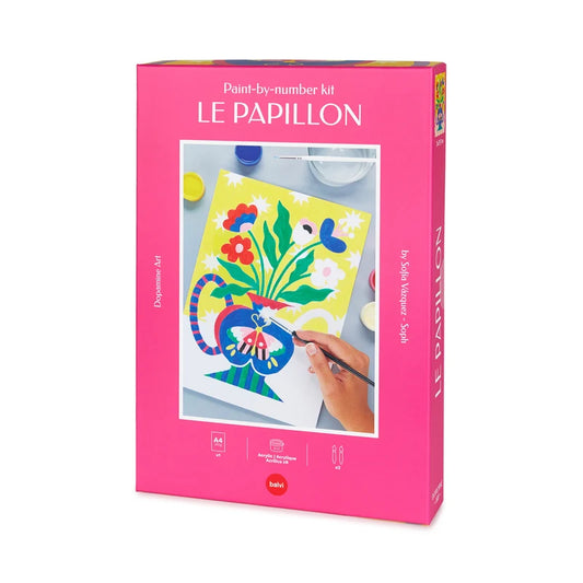 Kit Pintura por Números Le Papillon
