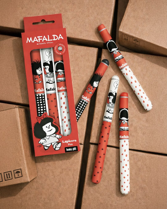 BOLÍGRAFOS MAFALDA SET X3
