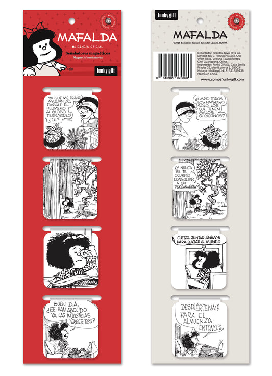 MARCAPÁGINAS MAFALDA SET X 4