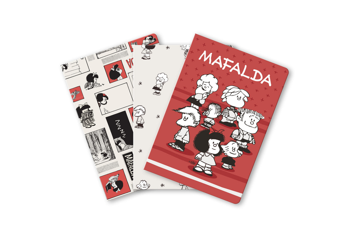 SET 3 LIBRETAS A6 MAFALDA