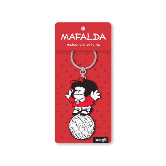 LLAVERO DE GOMA MAFALDA