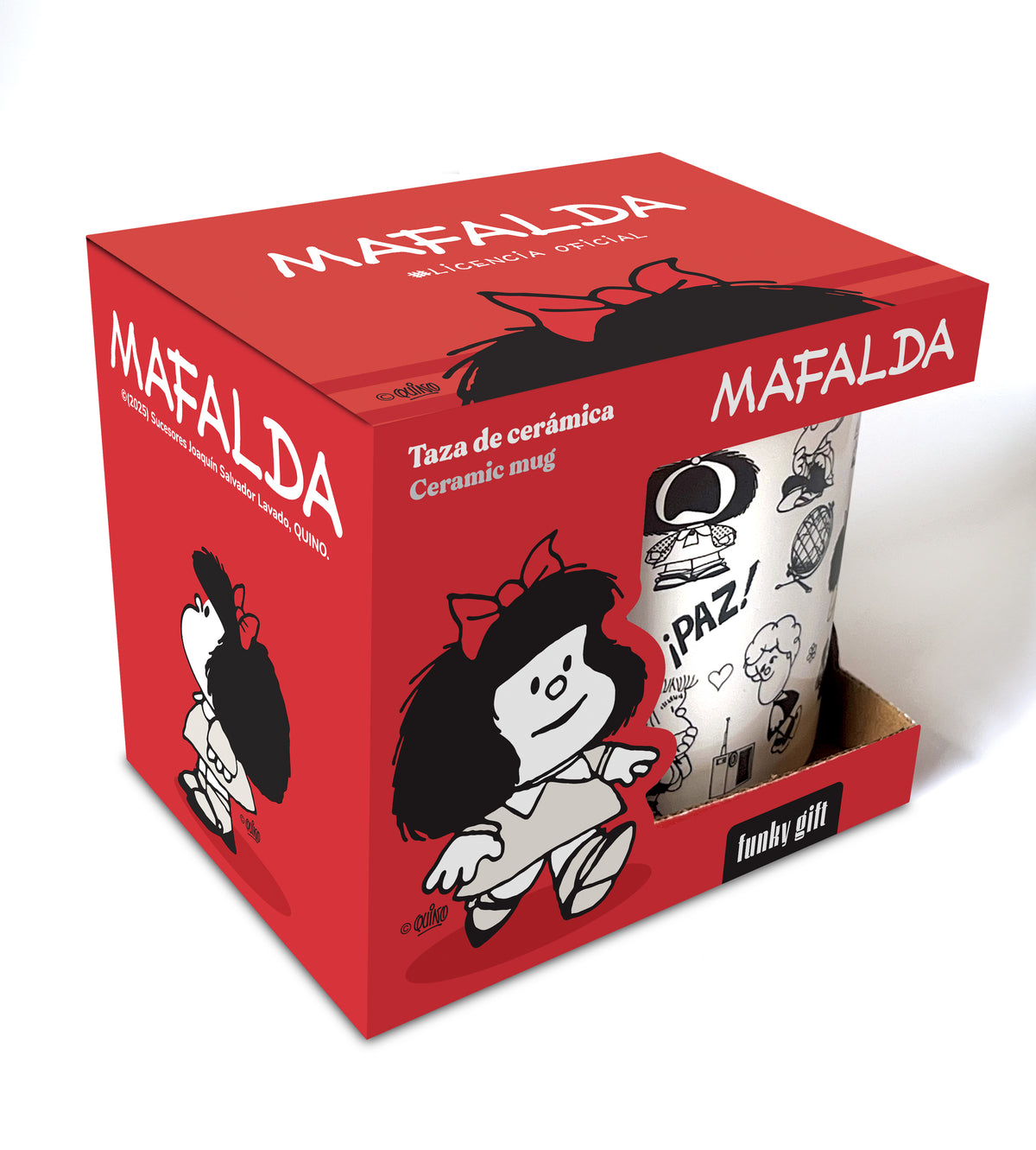 TAZA MAFALDA CERAMICA