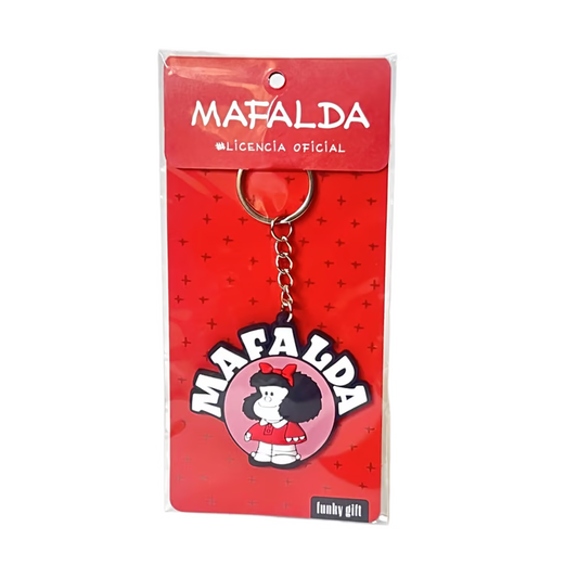 LLAVERO DE GOMA MAFALDA