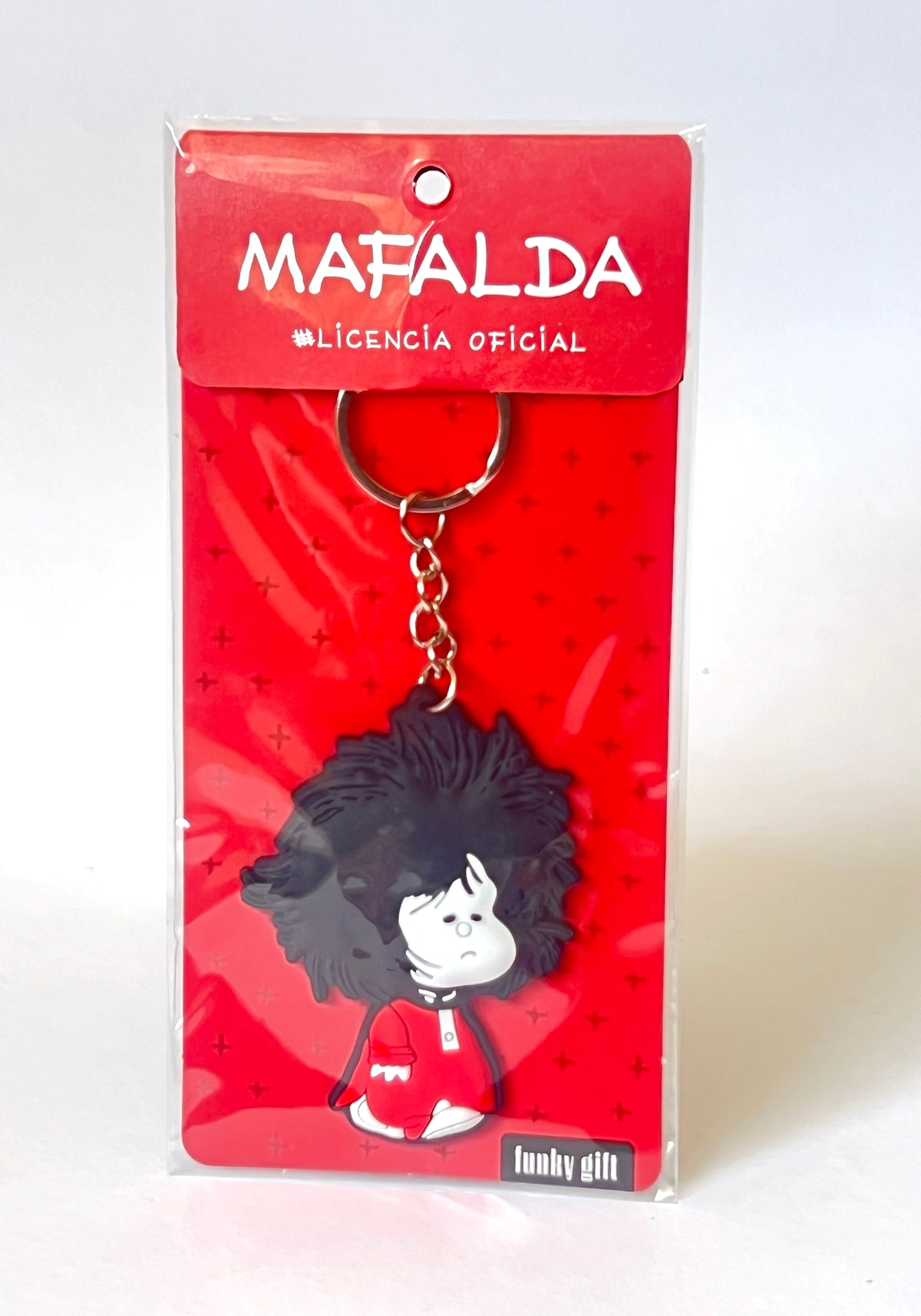 LLAVERO DE GOMA MAFALDA