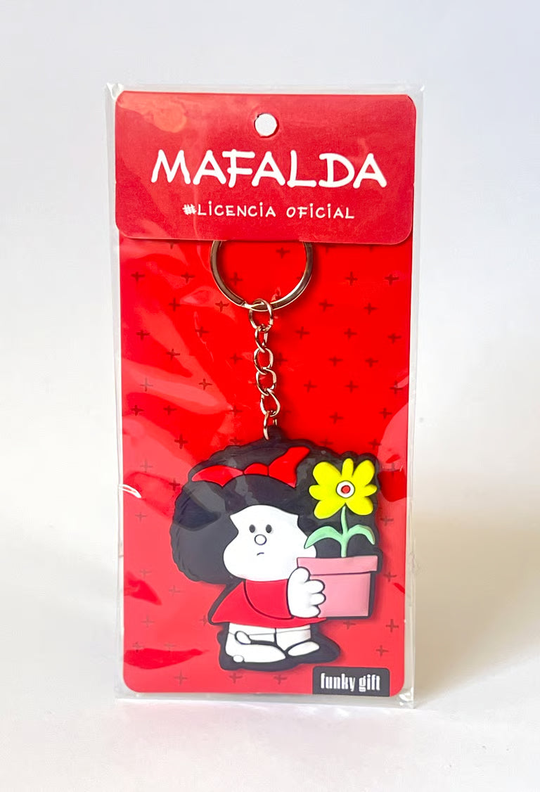 LLAVERO DE GOMA MAFALDA