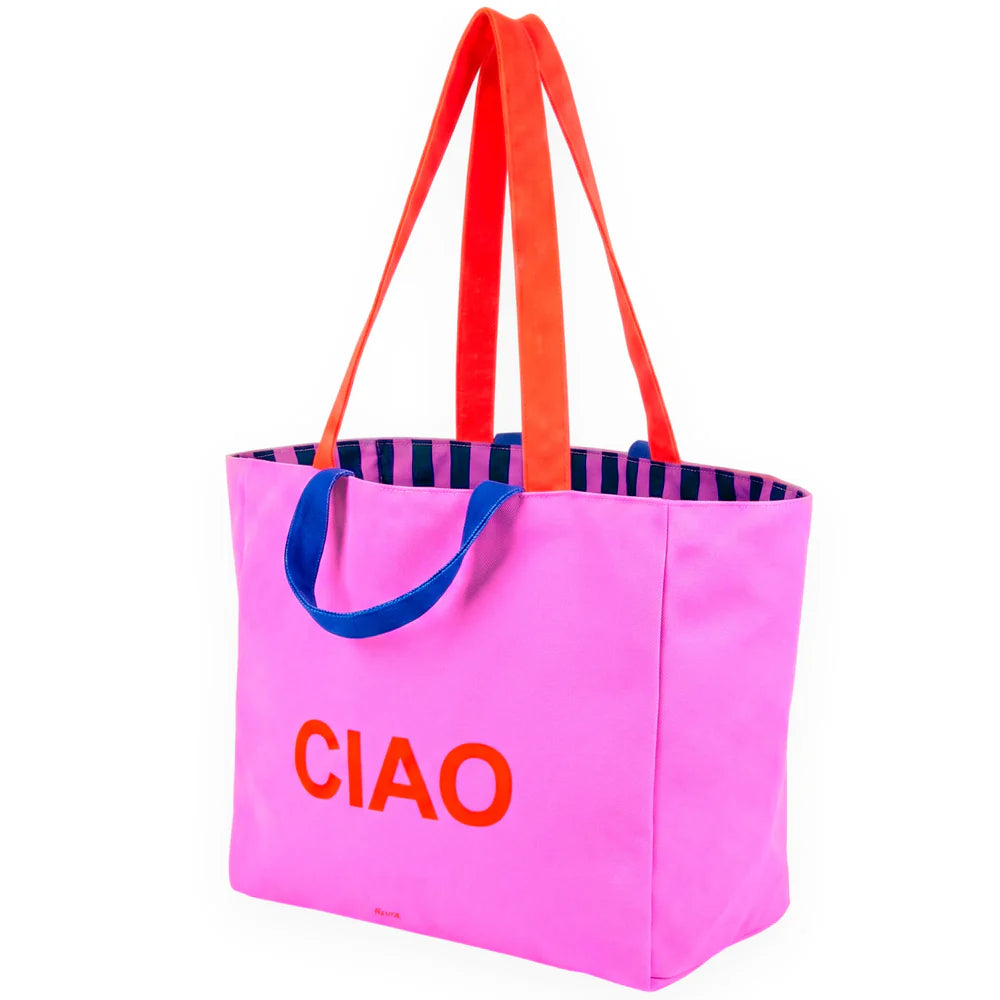 BOLSA DE PLAYA REVERSIBLE "CIAO"