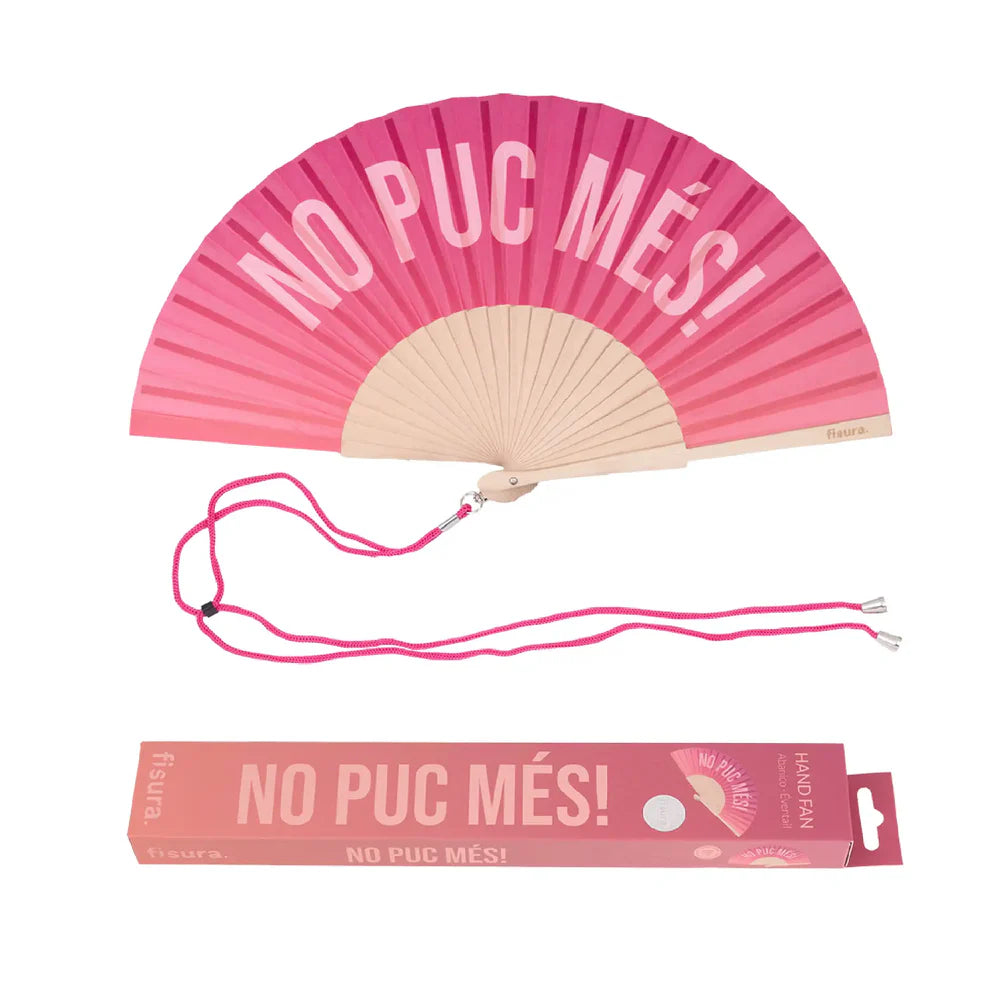 ABANICO "NO PUC MÉS"