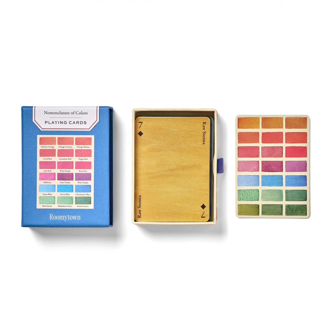 Barajas de cartas - Nomenclatura de Colores