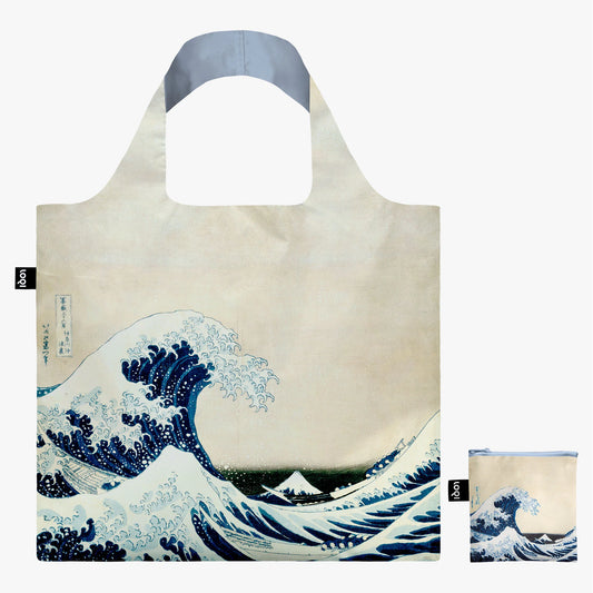 BOLSA RECICLADA - KATSUSHIKA HOKUSAI La Gran Ola