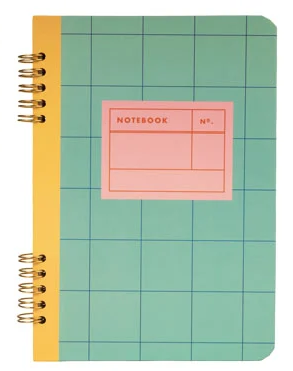 Cuaderno A5 encuadernado en espiral