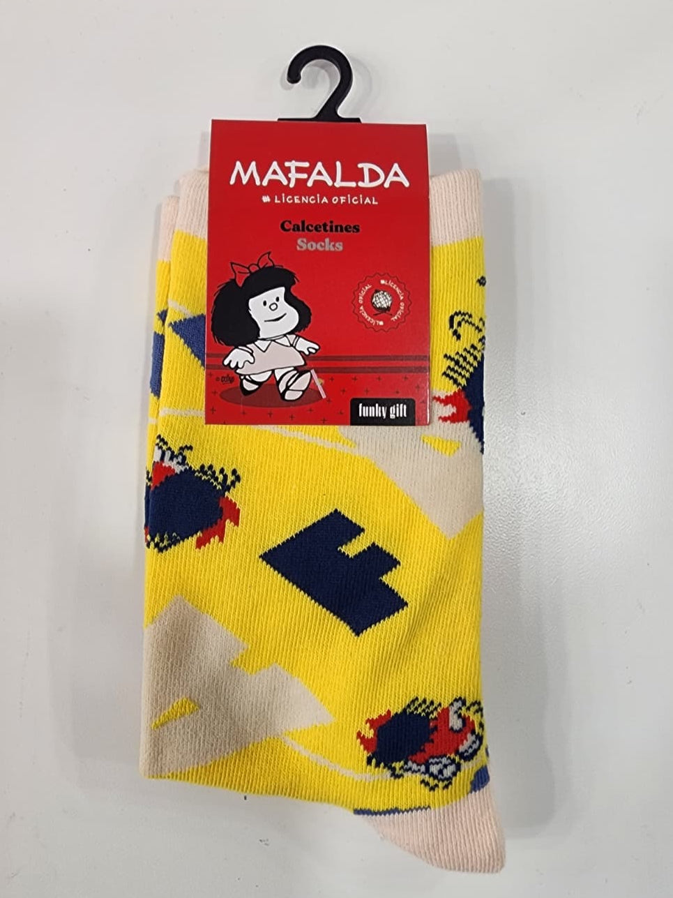 CALCETINES MAFALDA AMARILLO
