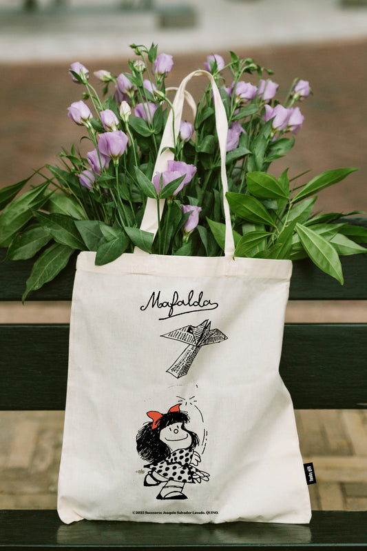 BOLSA DE TELA MAFALDA AVIÓN