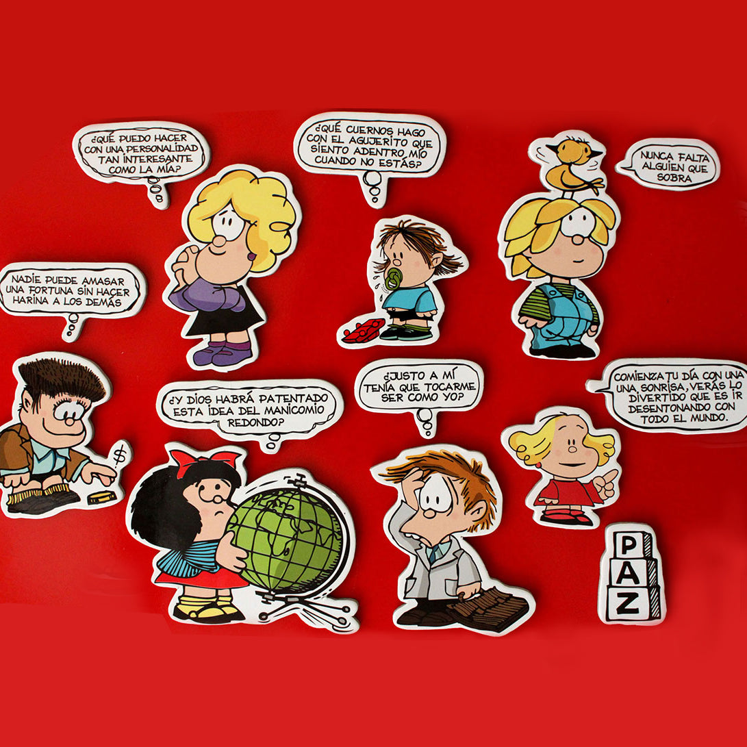 IMANES DE PERSONAJES EN CAJA