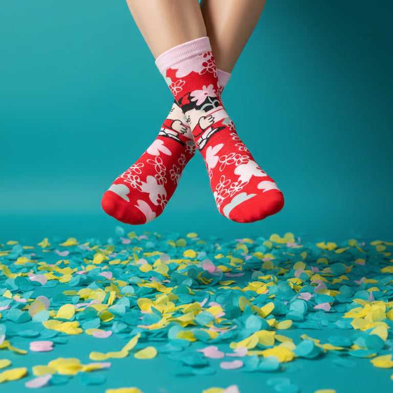 CALCETINES MAFALDA FLOR
