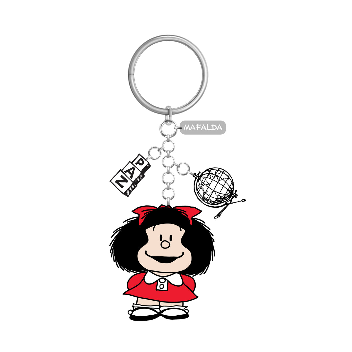 LLAVERO DE METAL MAFALDA