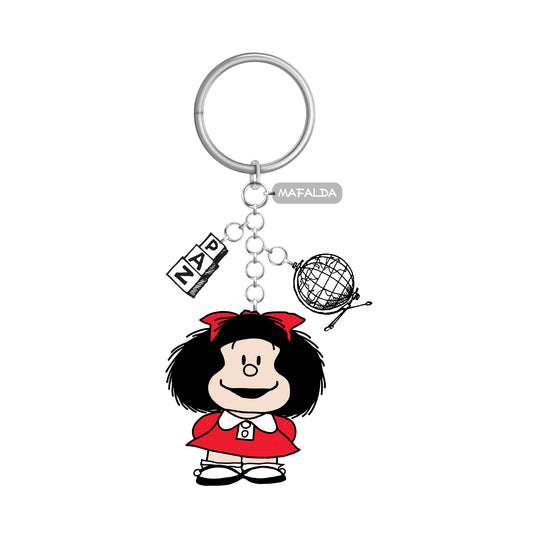 LLAVERO DE METAL MAFALDA