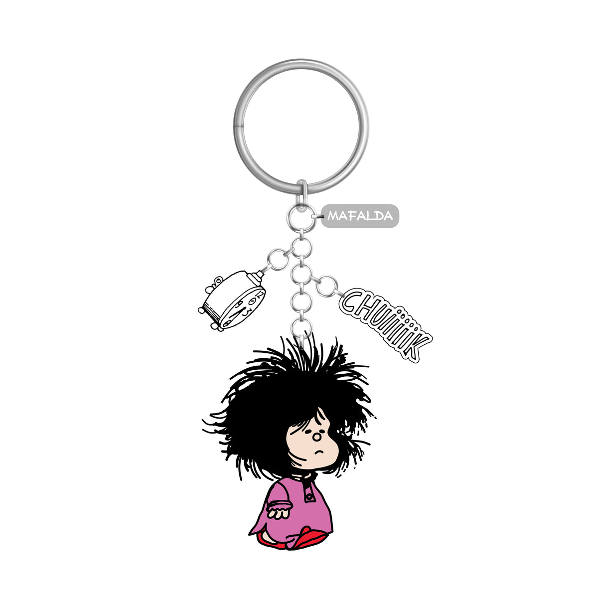 LLAVERO DE METAL MAFALDA